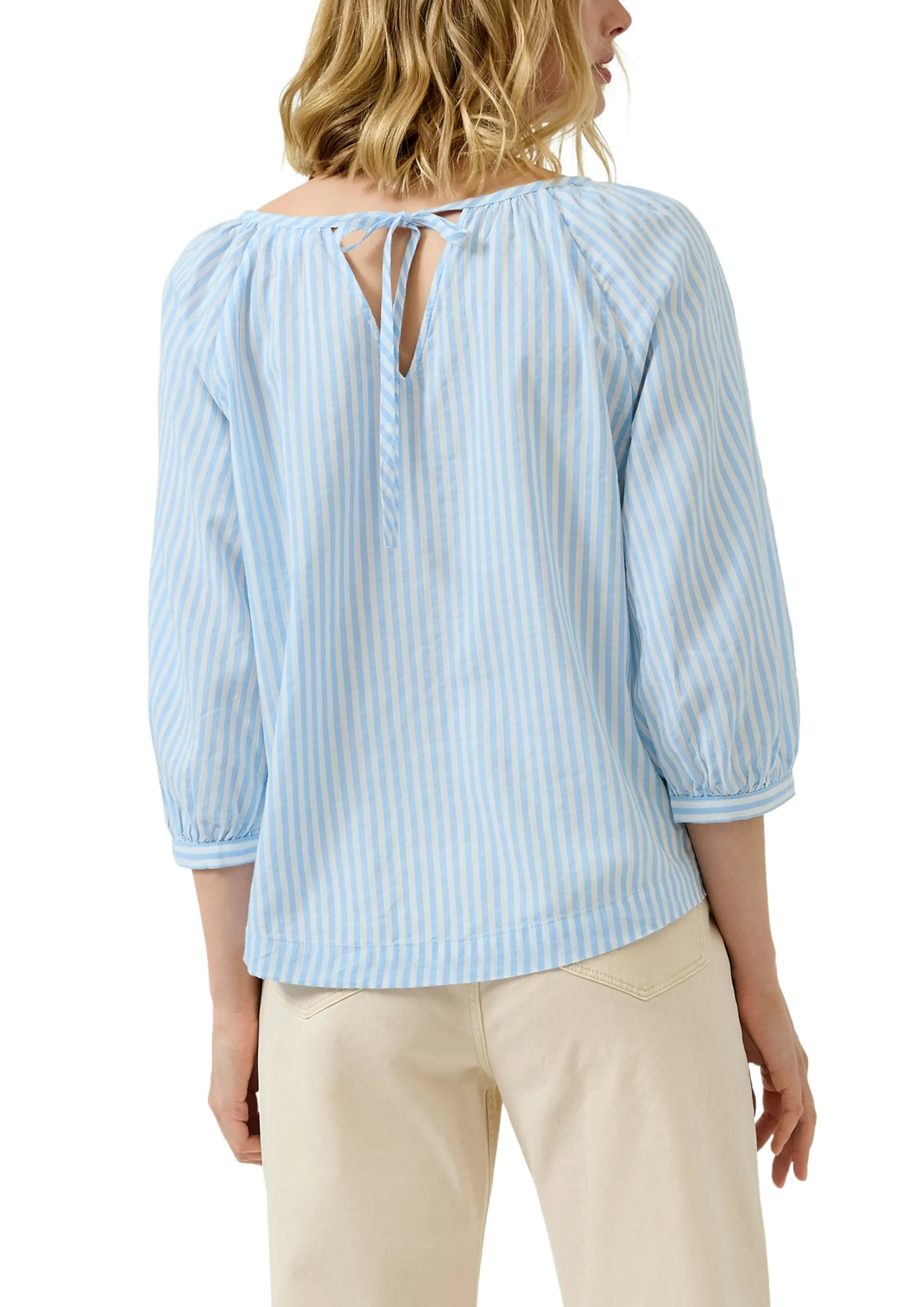 Bluse Relaxed Fit aus Baumwollmix