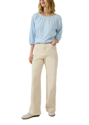 Bluse Relaxed Fit aus Baumwollmix