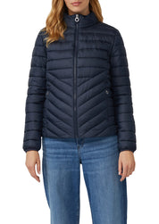 Steppjacke mit Stehkragen