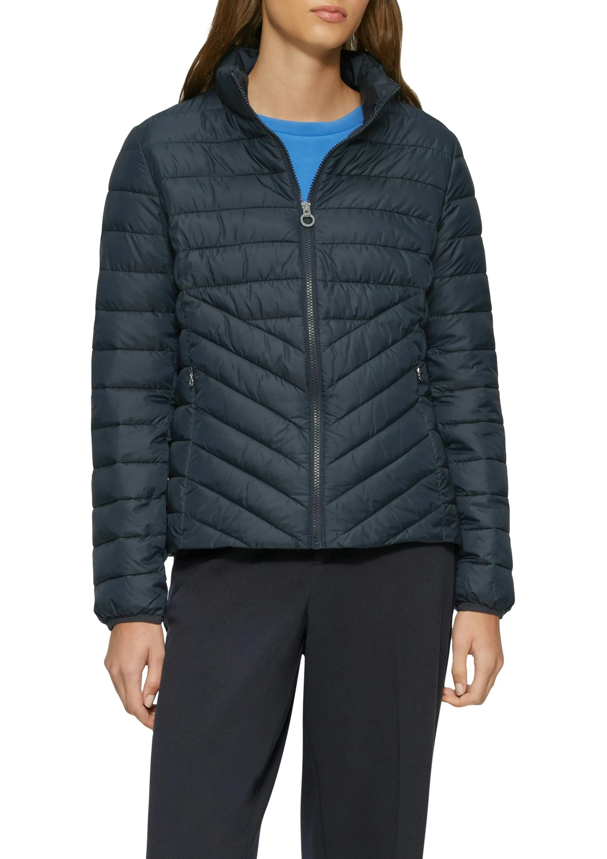 Steppjacke mit Stehkragen
