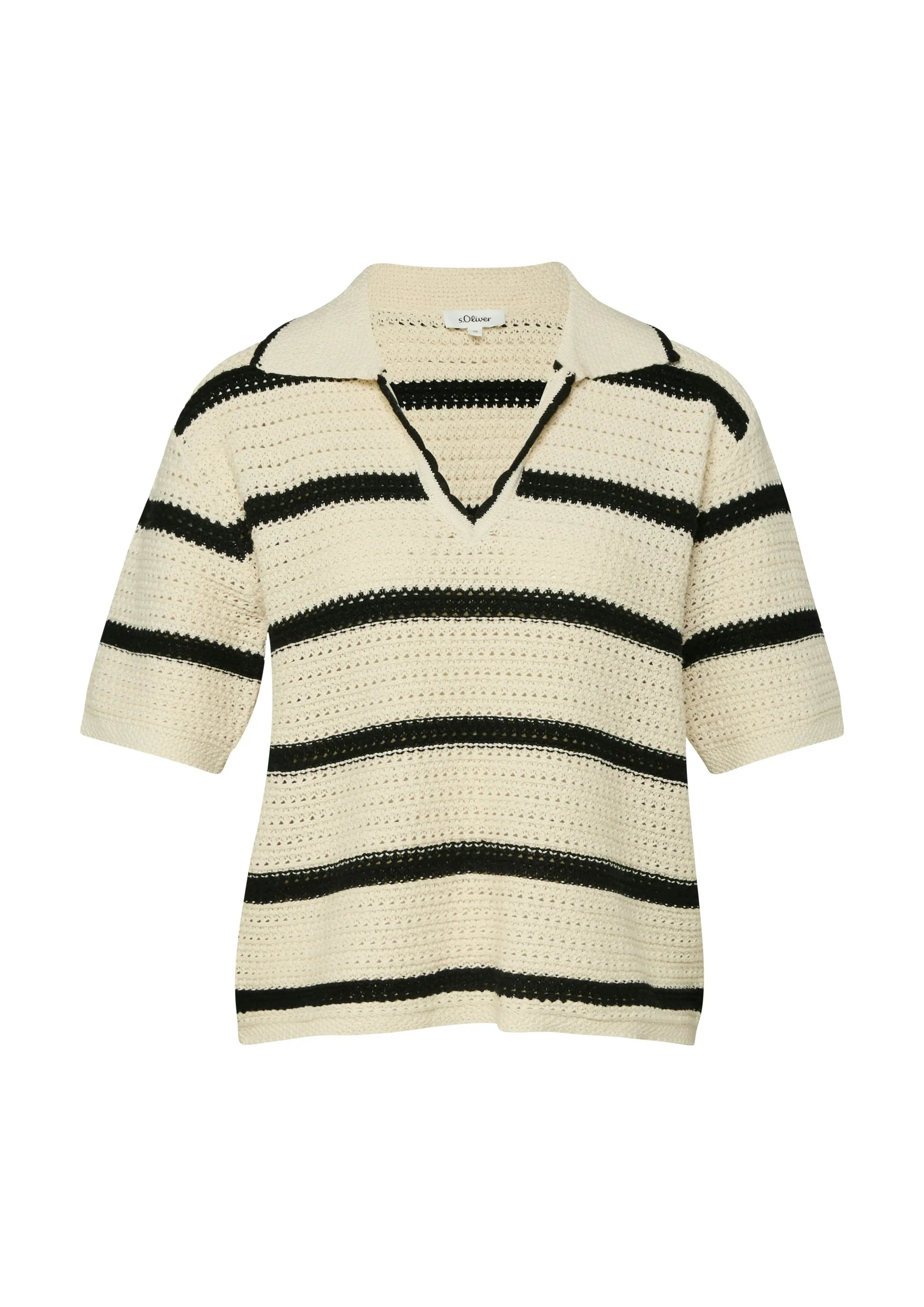 Strickpullover mit V-Ausschnit