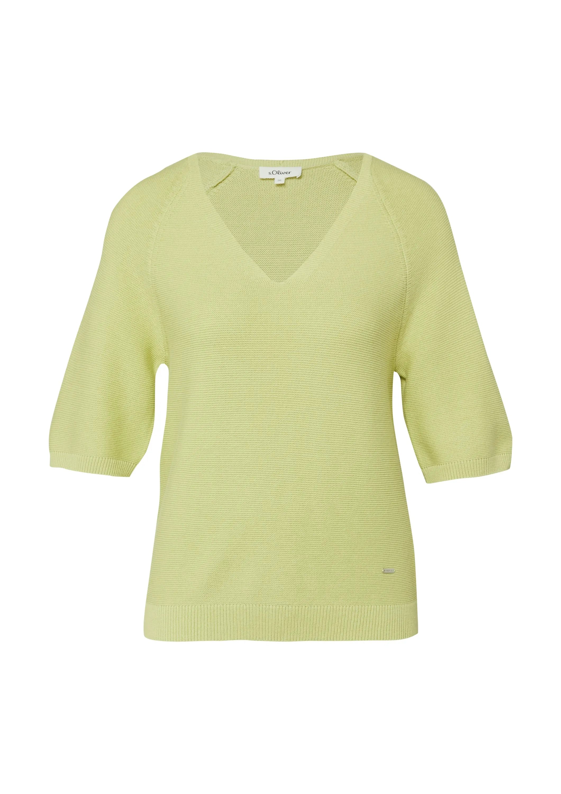 Strickpullover aus Baumwollmix