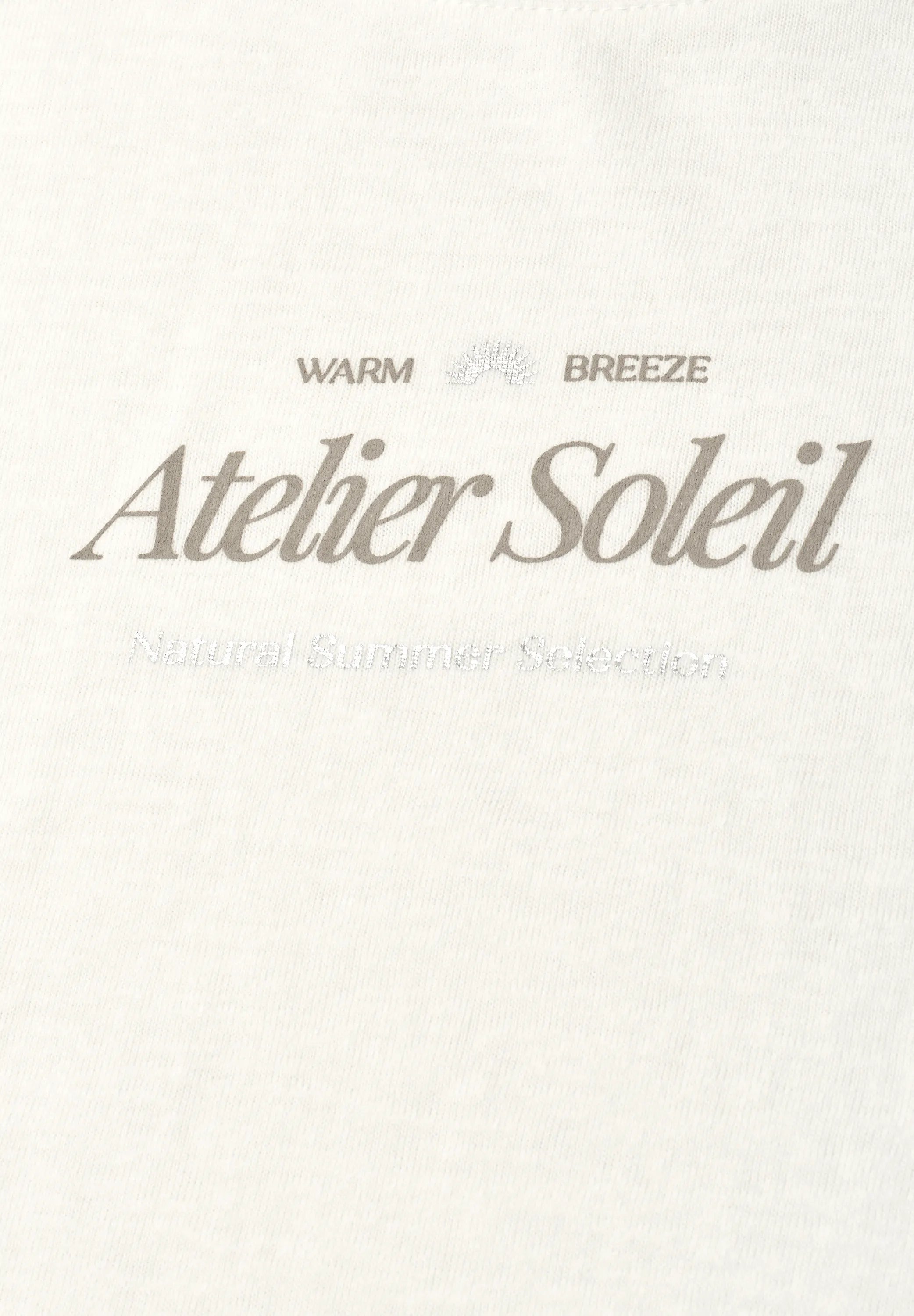 T-Shirt mit Rundhals und Wording