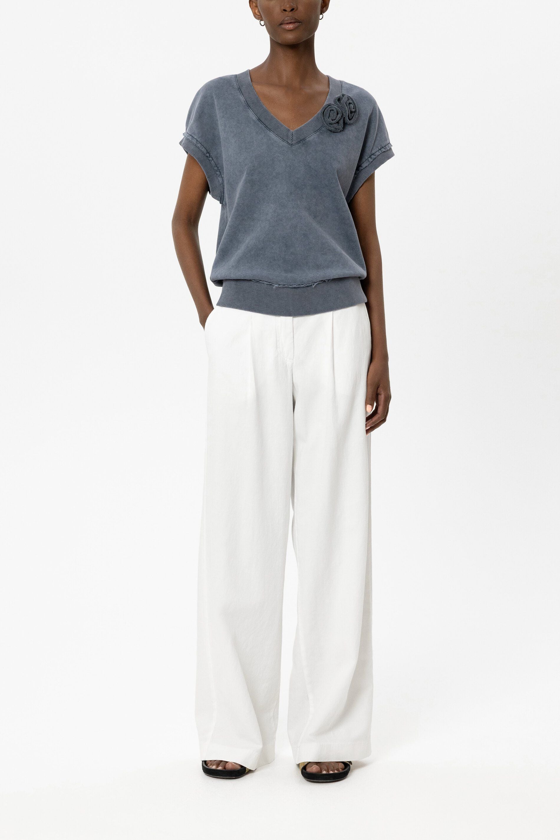 Chinohose Wide Leg