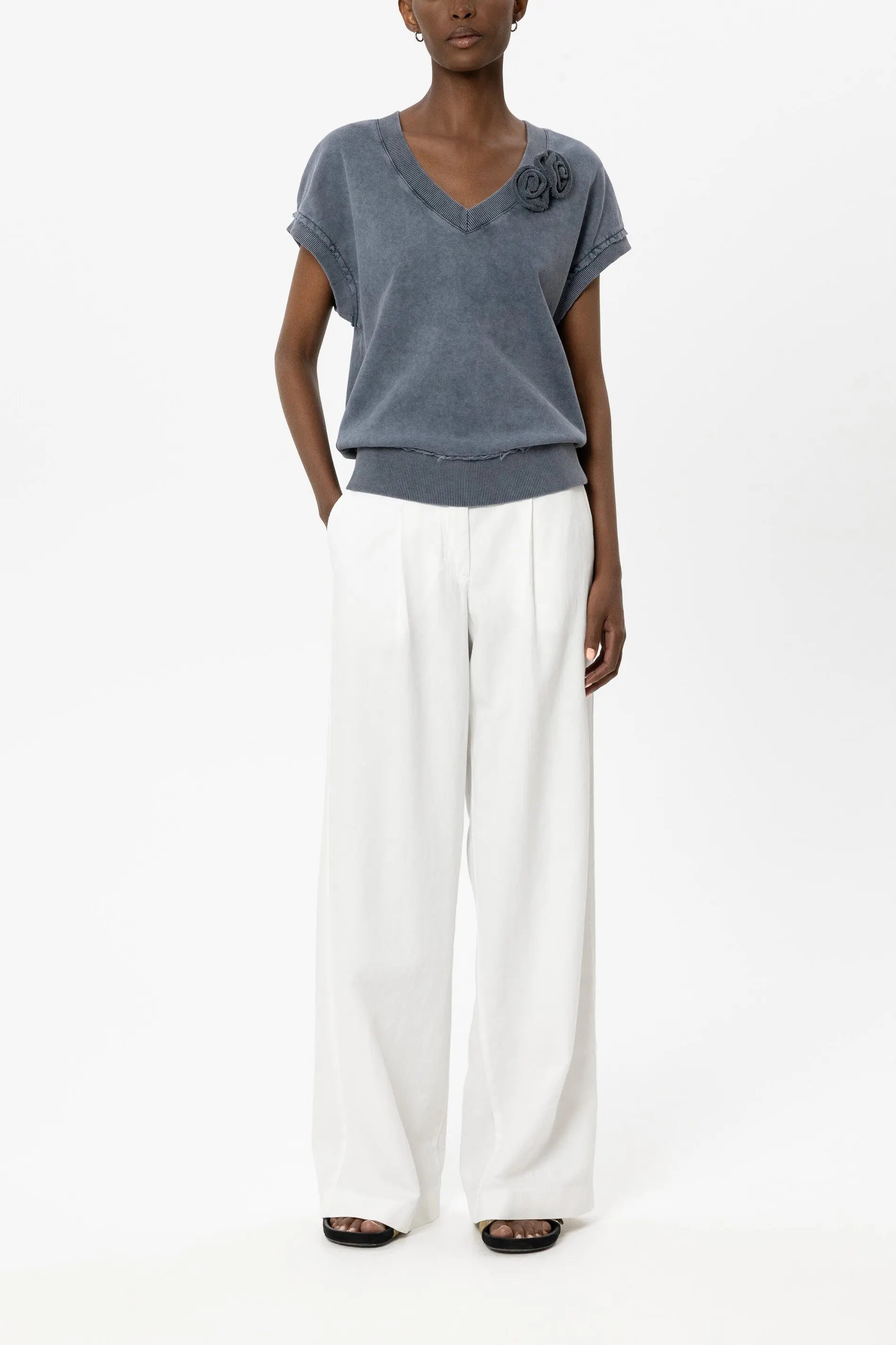 Chinohose Wide Leg