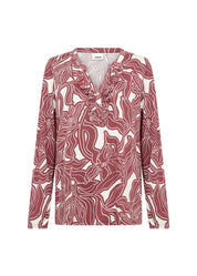 Bluse aus Baumwollmix