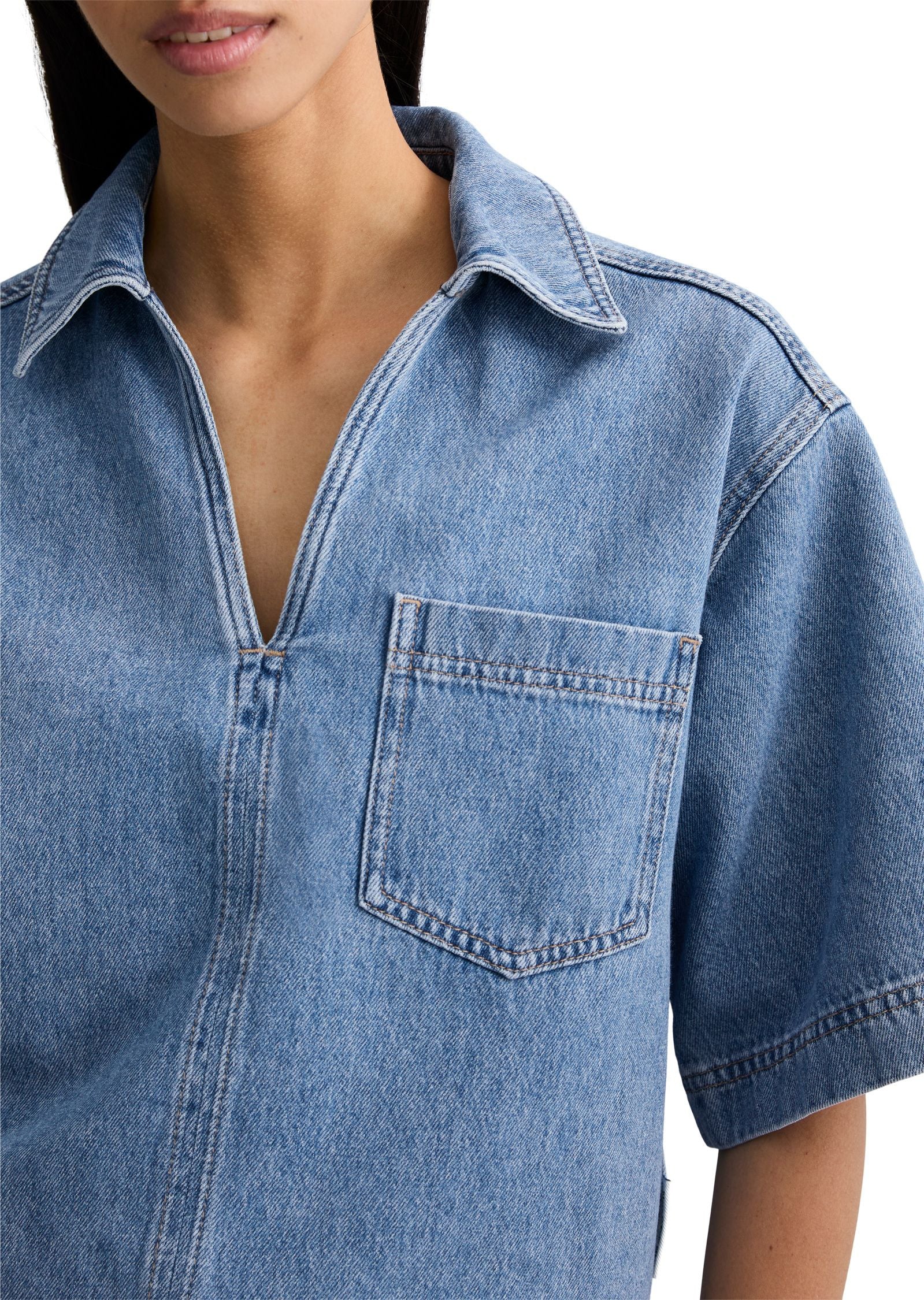 Jeans-Tunika Relaxed Fit