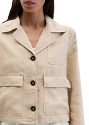 Leinenjacke Regular Fit