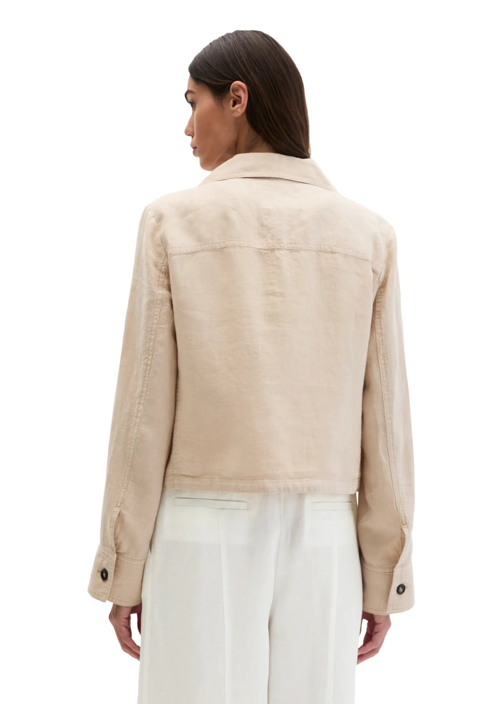 Leinenjacke Regular Fit