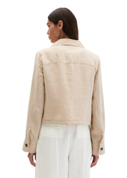 Leinenjacke Regular Fit