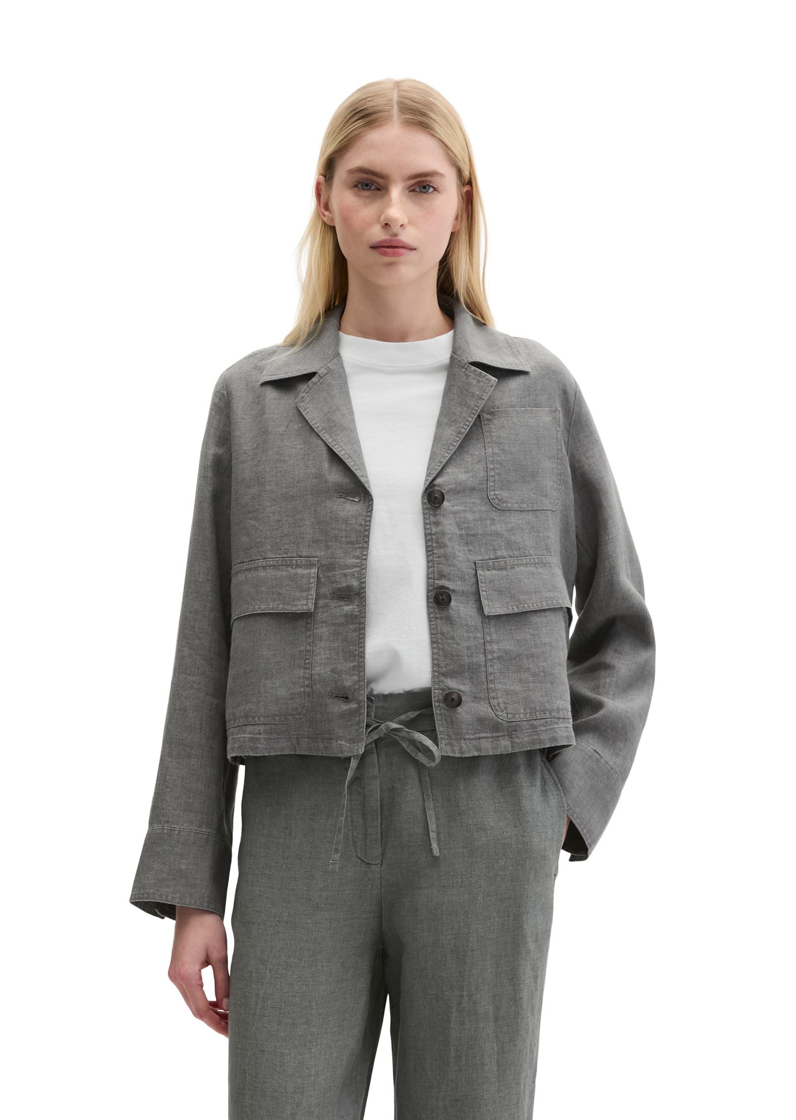 Leinenjacke Relaxed Fit