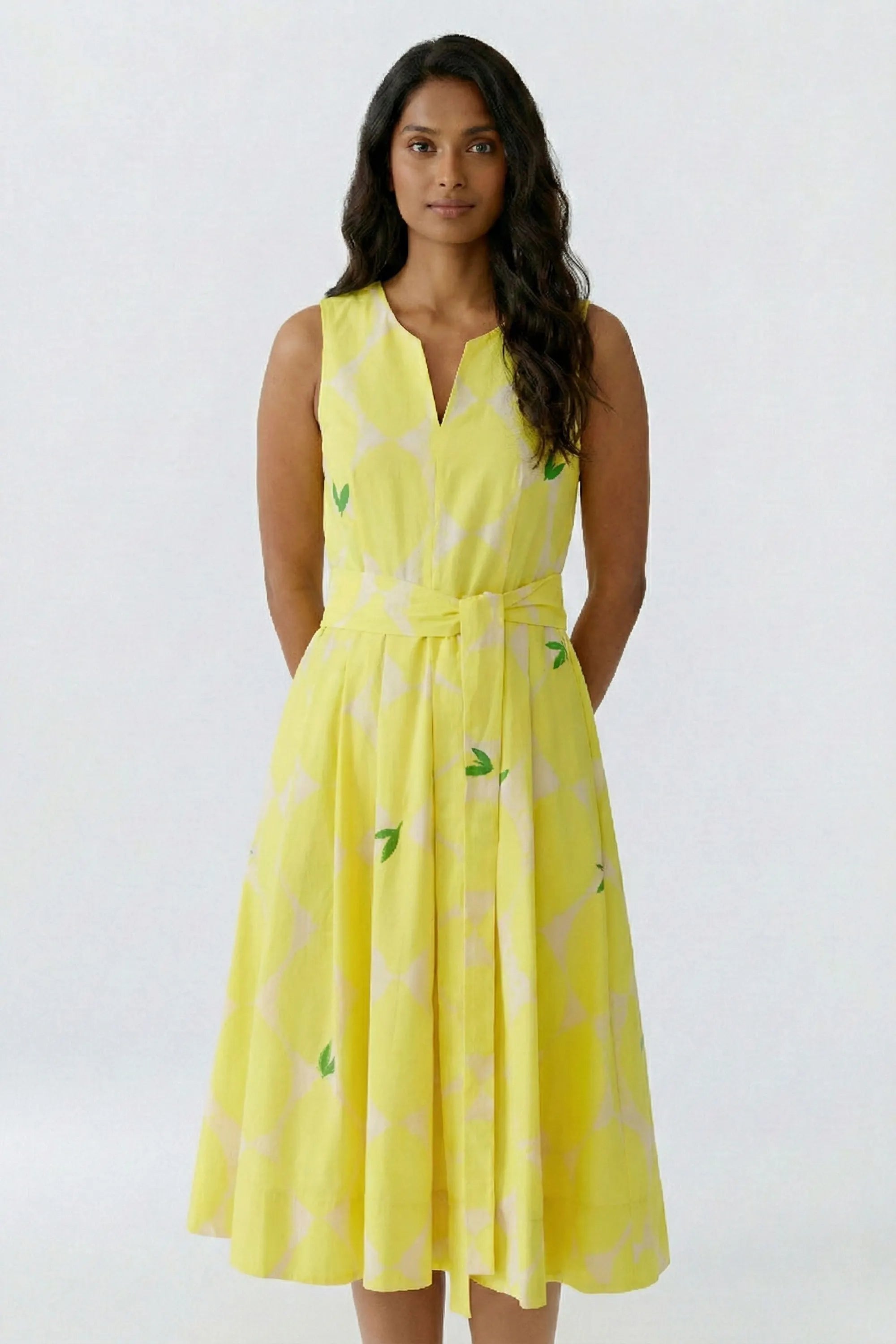 Sommerkleid Midi aus Baumwolle