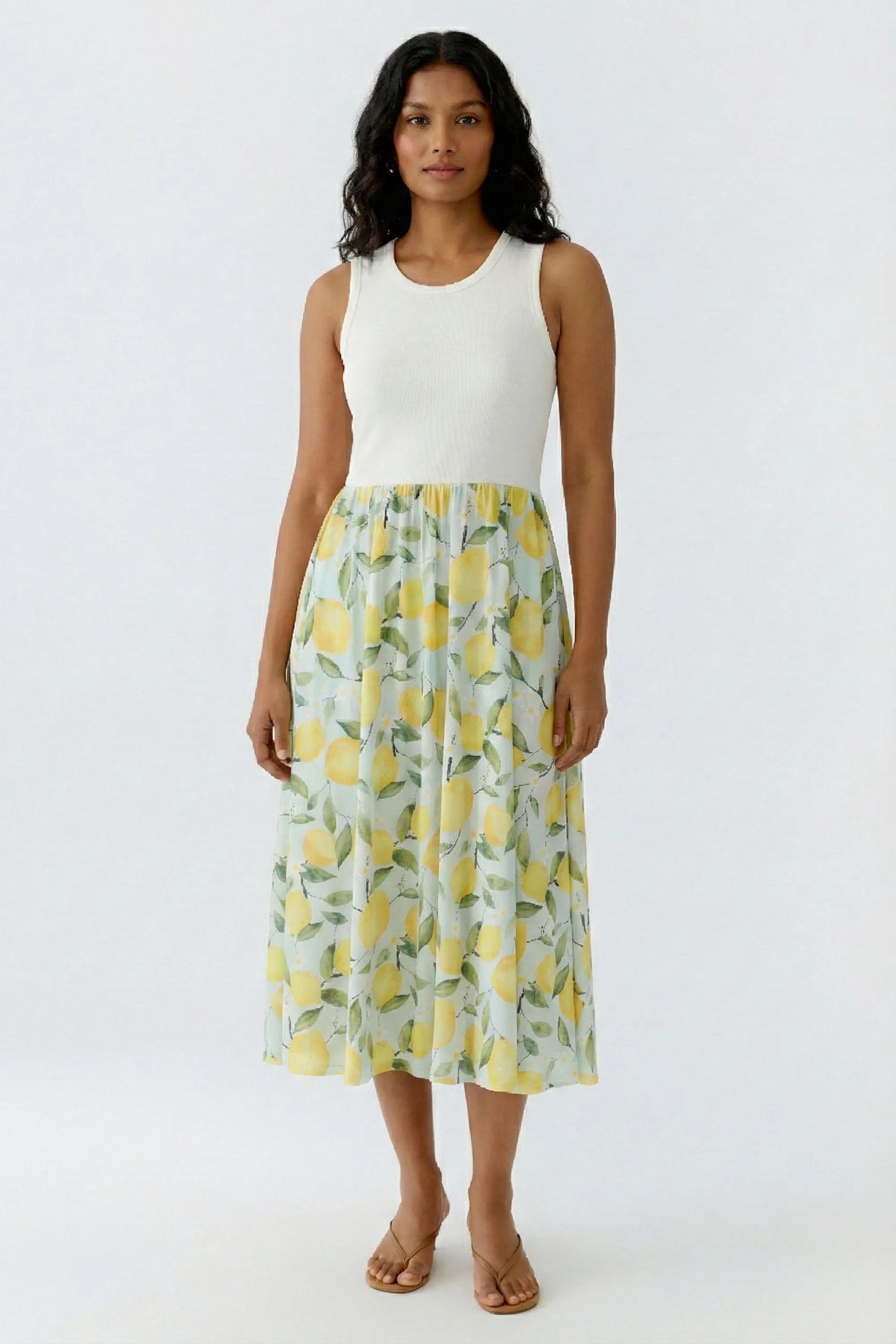 Sommerkleid Midi mit Print