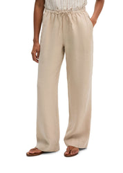 Leinenhose Straight Leg