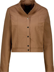 Trench-Jacke mit Stehkragen