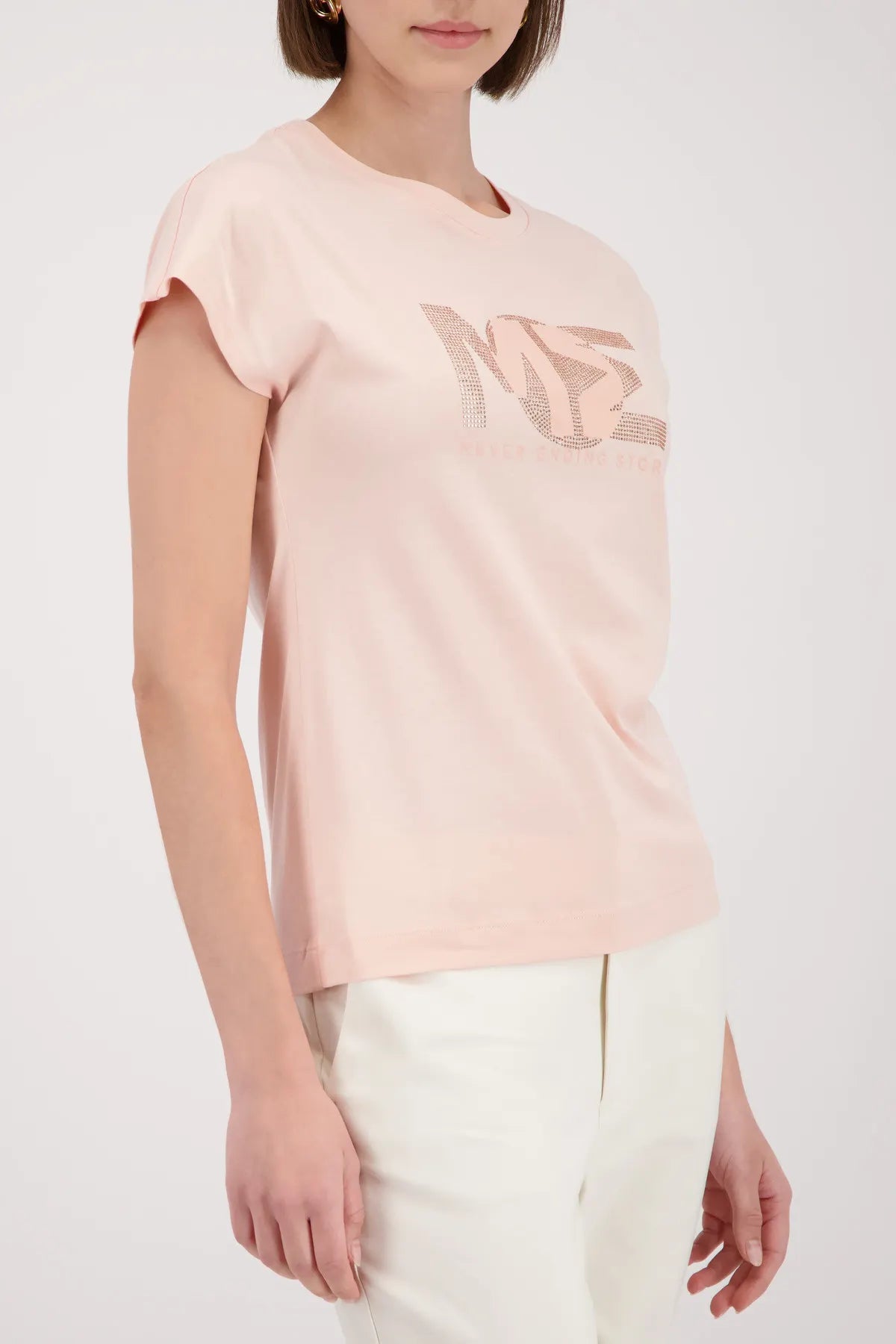 T-Shirt aus Baumwollmix
