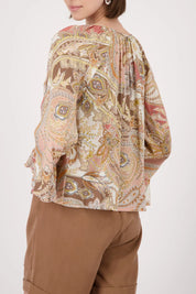 Bluse aus Viskose