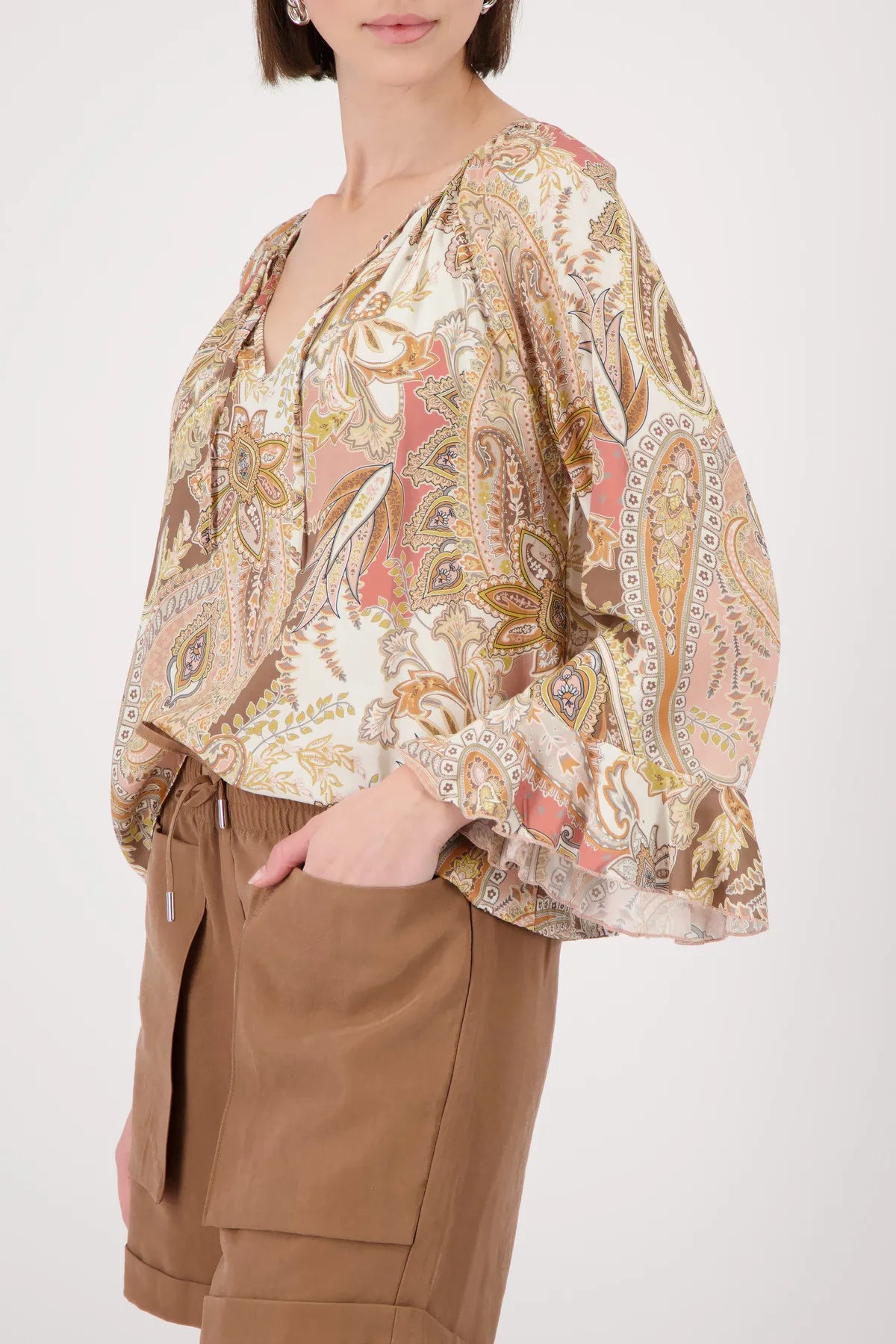 Bluse aus Viskose