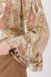 Bluse aus Viskose
