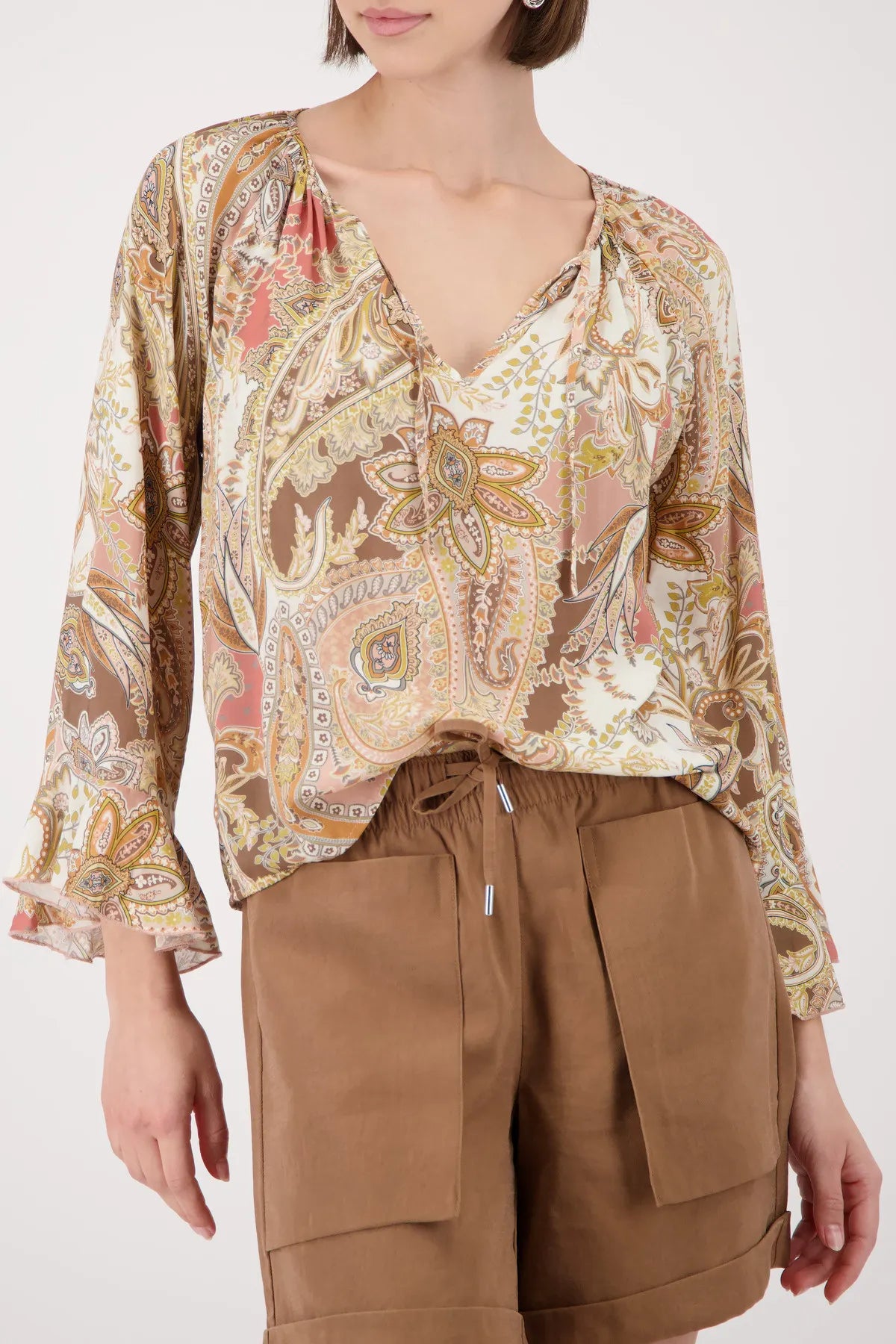 Bluse aus Viskose