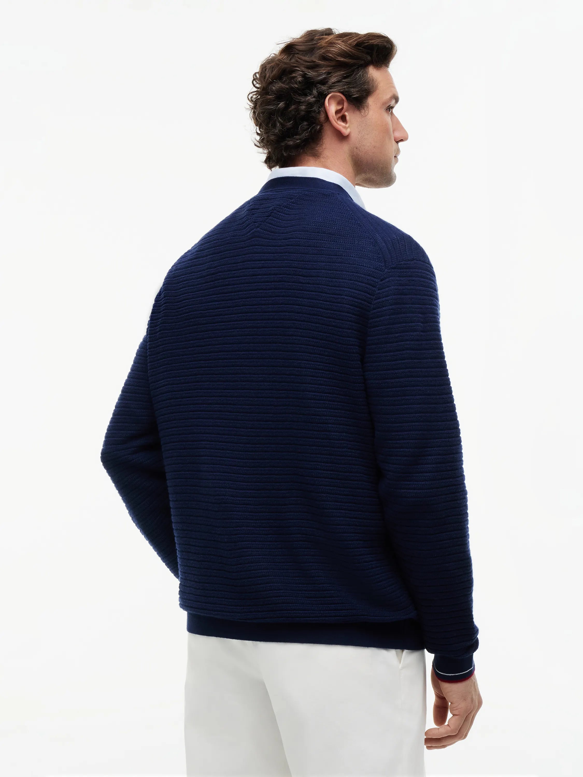 Strickcardigan aus Baumwollmix