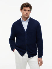 Strickcardigan aus Baumwollmix