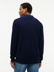 Strickpoloshirt aus Baumwollmix