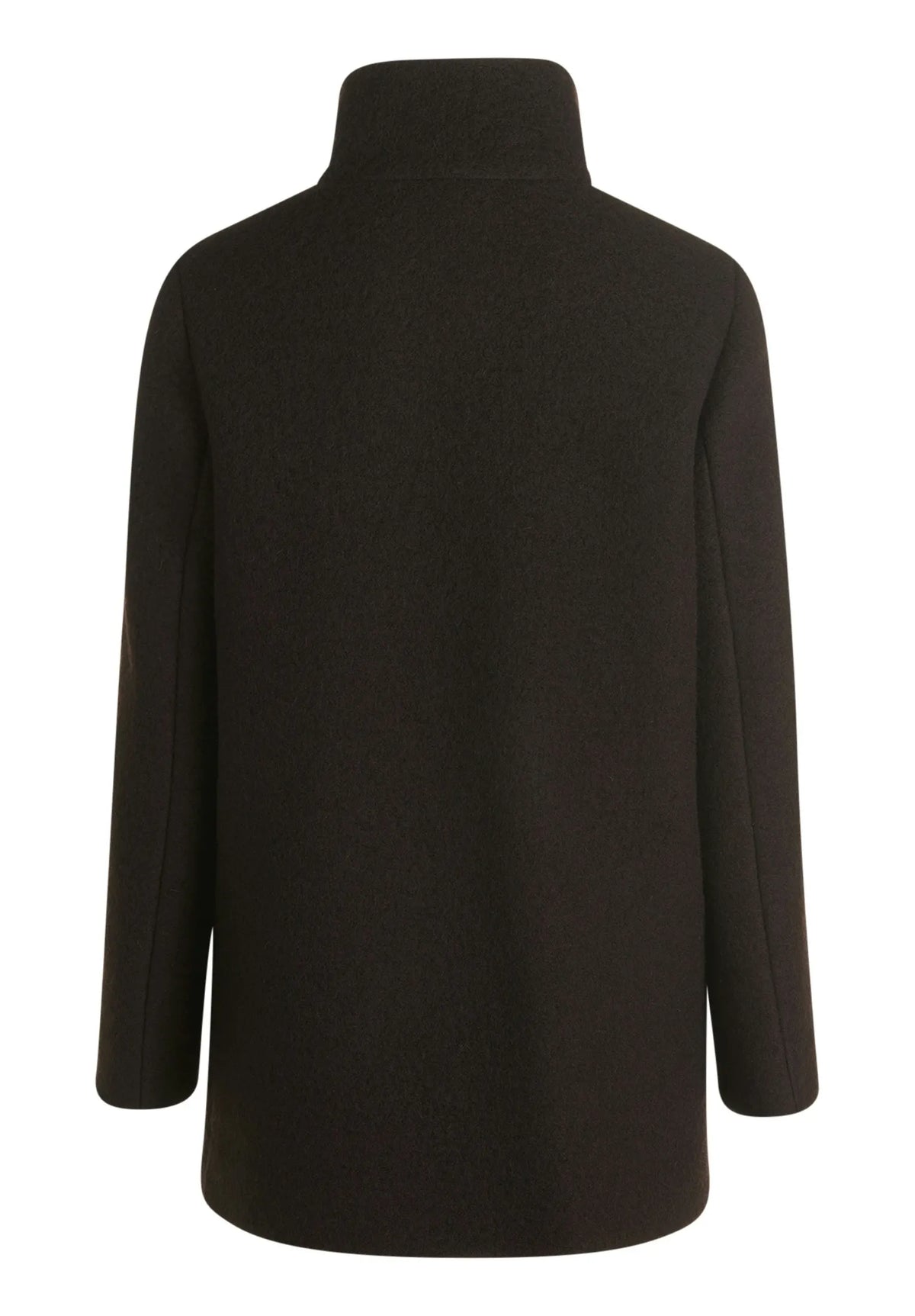 Wolljacke mit Stehkragen