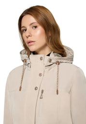 Übergangsjacke mit Kapuze