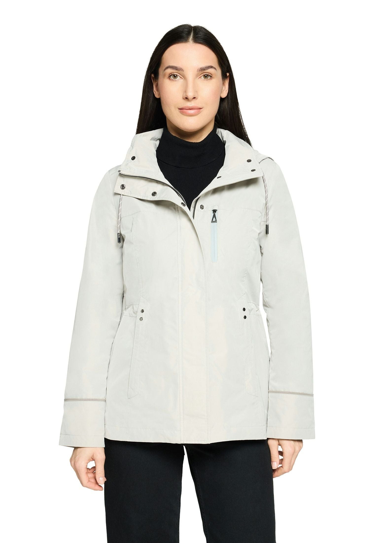 Übergangsjacke mit Kapuze