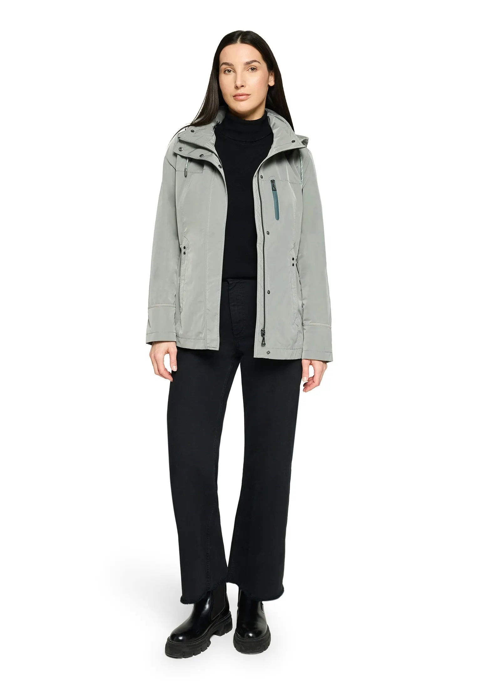Übergangsjacke mit Kapuze