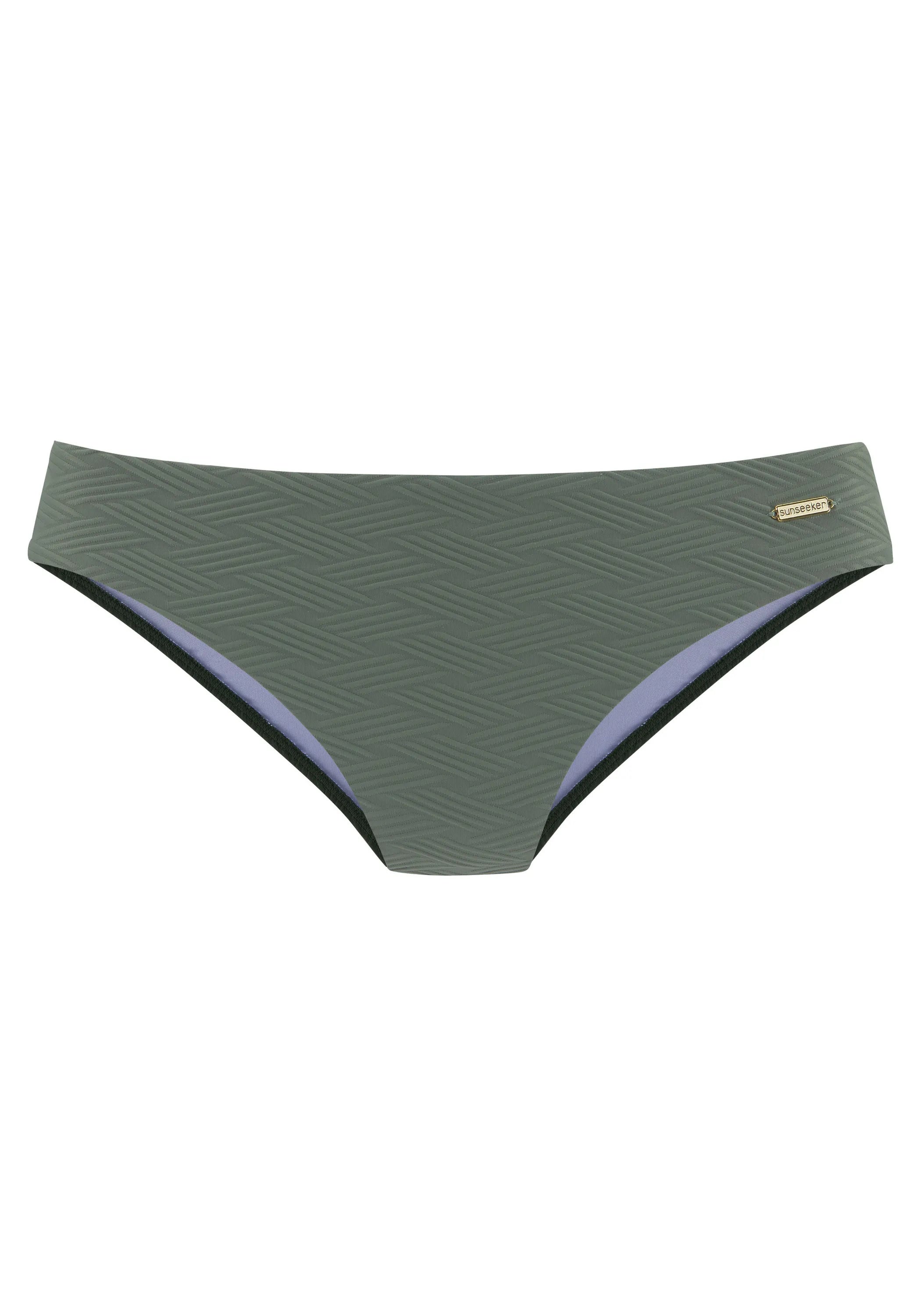 Bikini-Slip gemustert