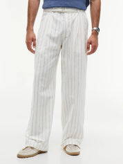 Leinenhose Loose Fit