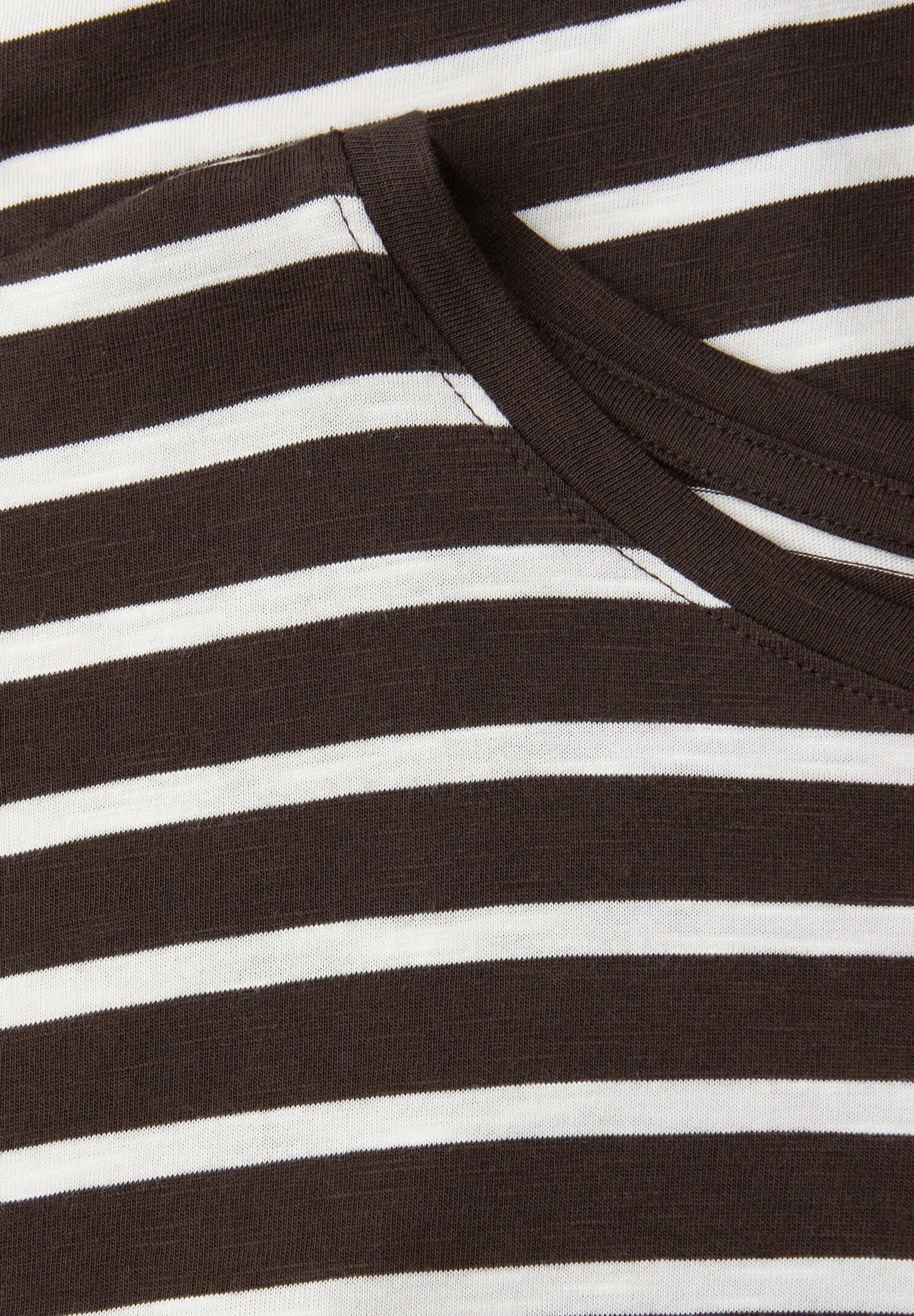 T-Shirt gestreift aus Baumwollmix