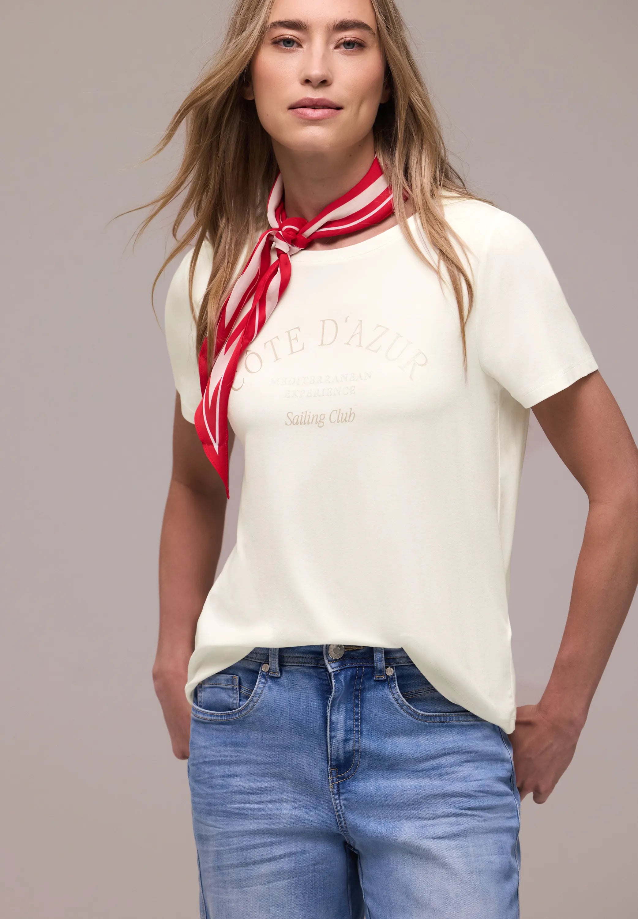 T-Shirt aus Viskose