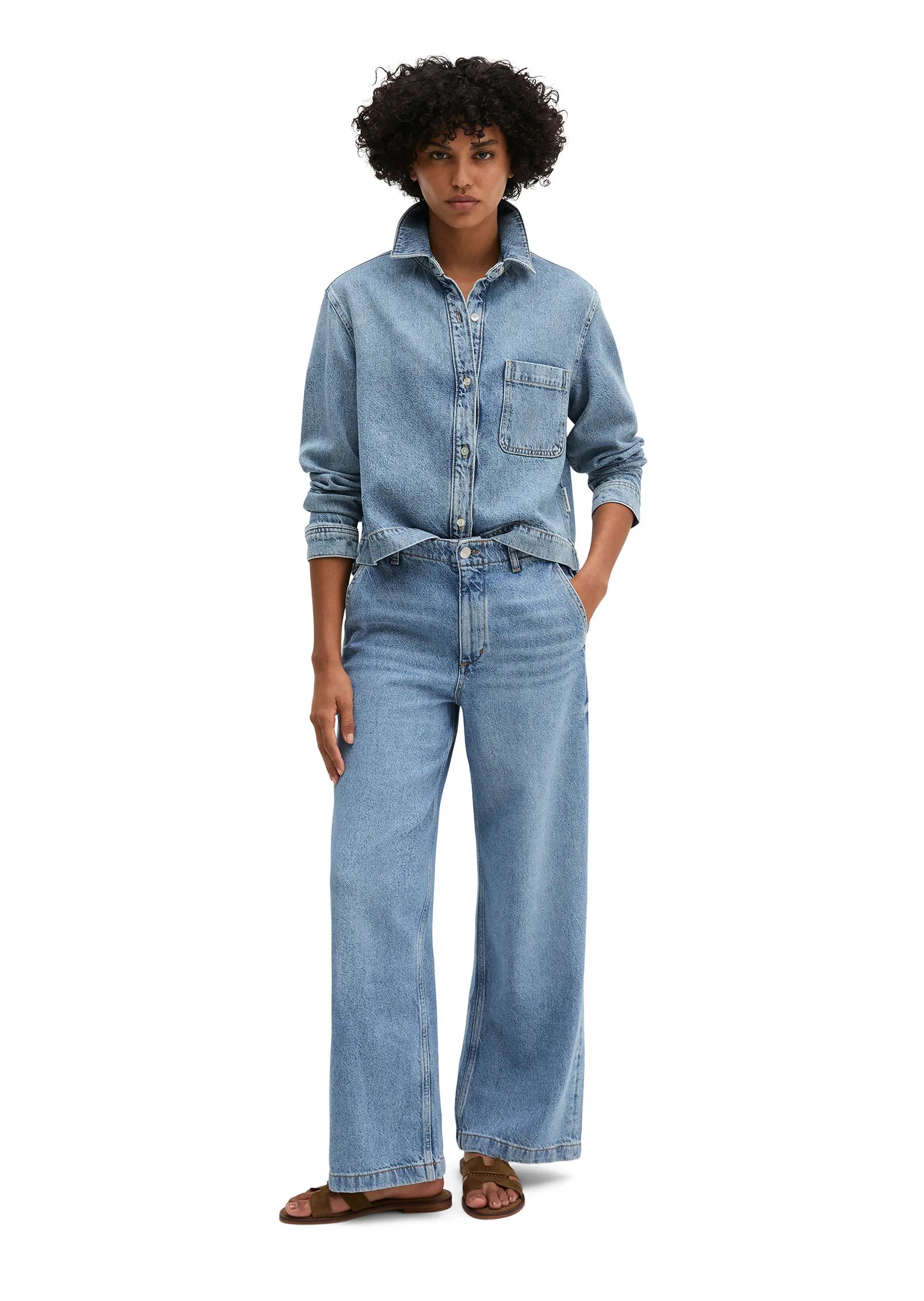 Jeansbluse Relaxed Fit