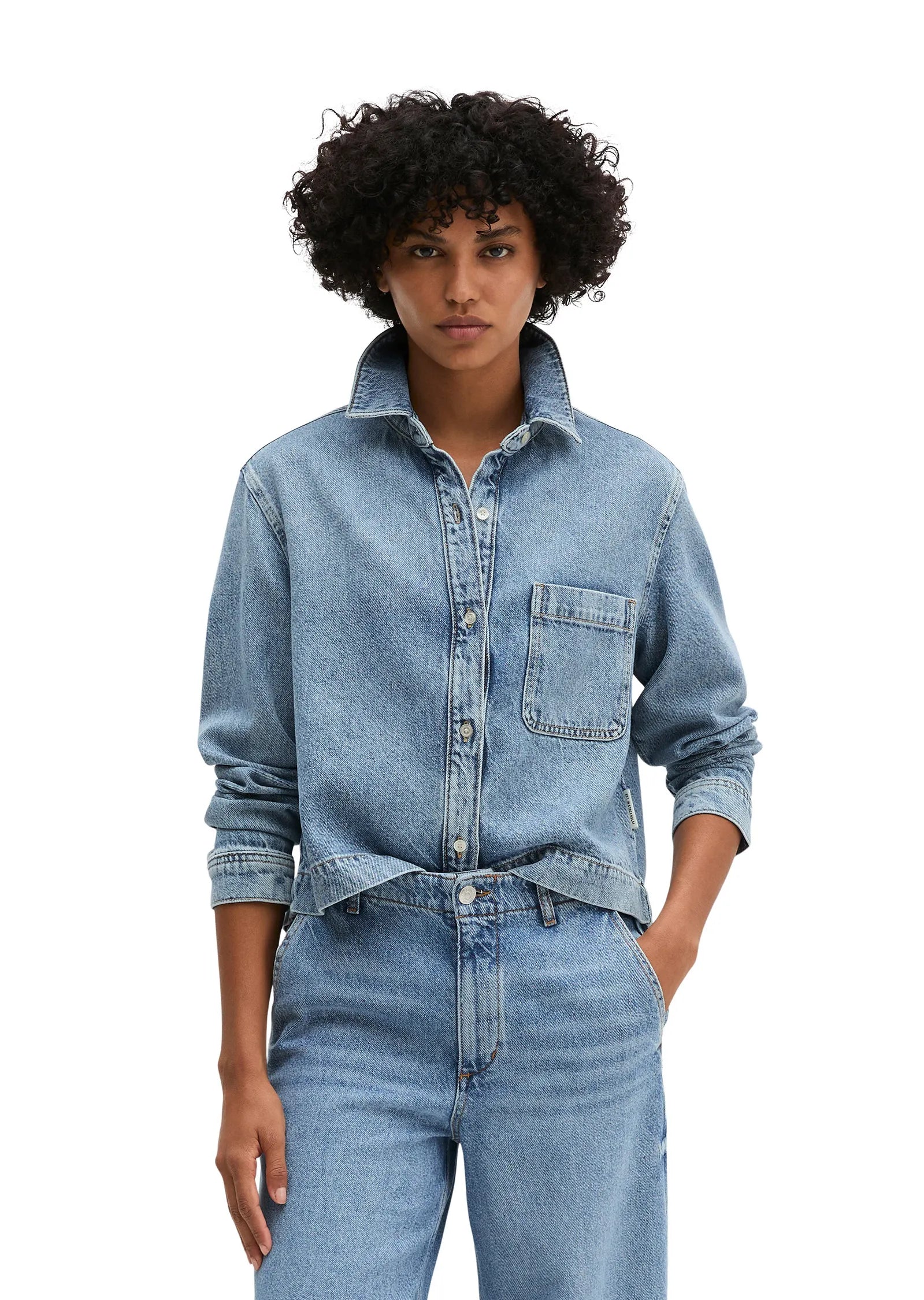Jeansbluse Relaxed Fit