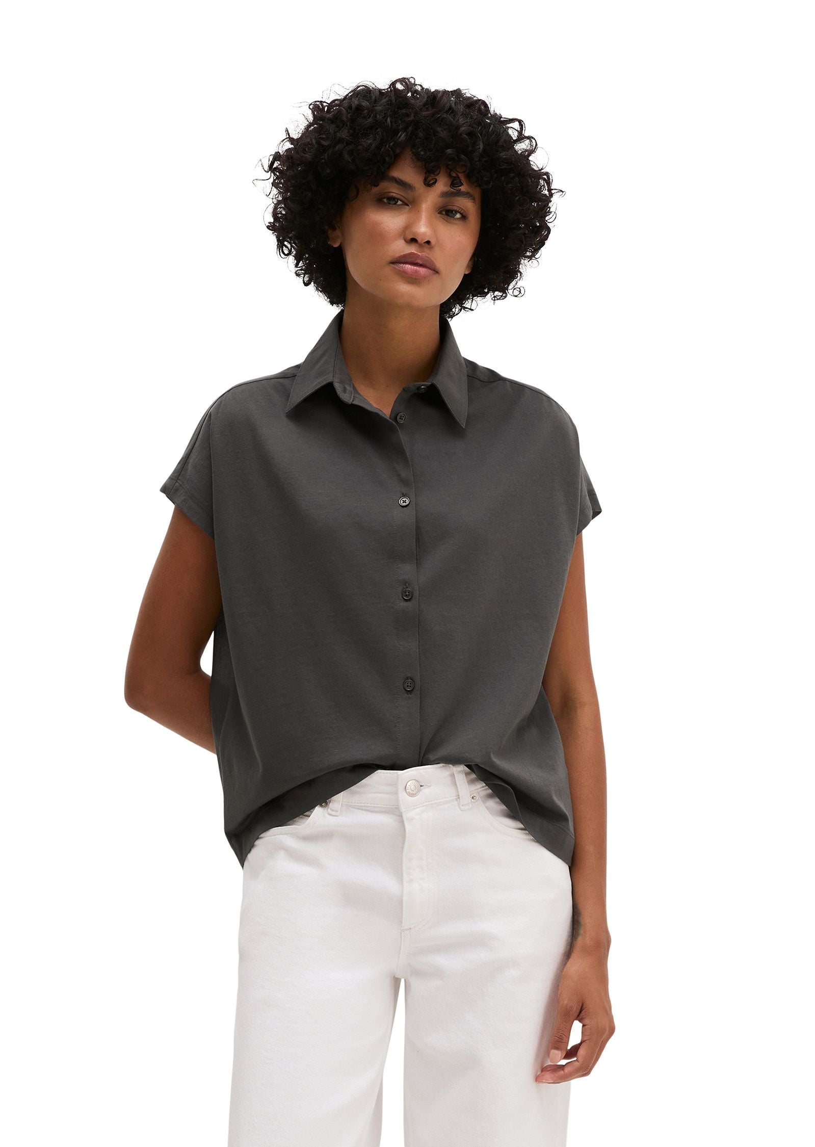Jerseybluse Loose Fit