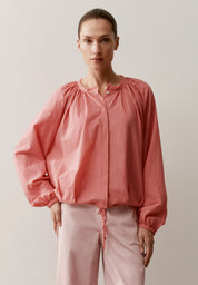 Bluse oversized aus Baumwolle