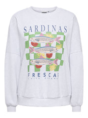 Sweatshirt ONLDEBORAH aus Baumwollmix