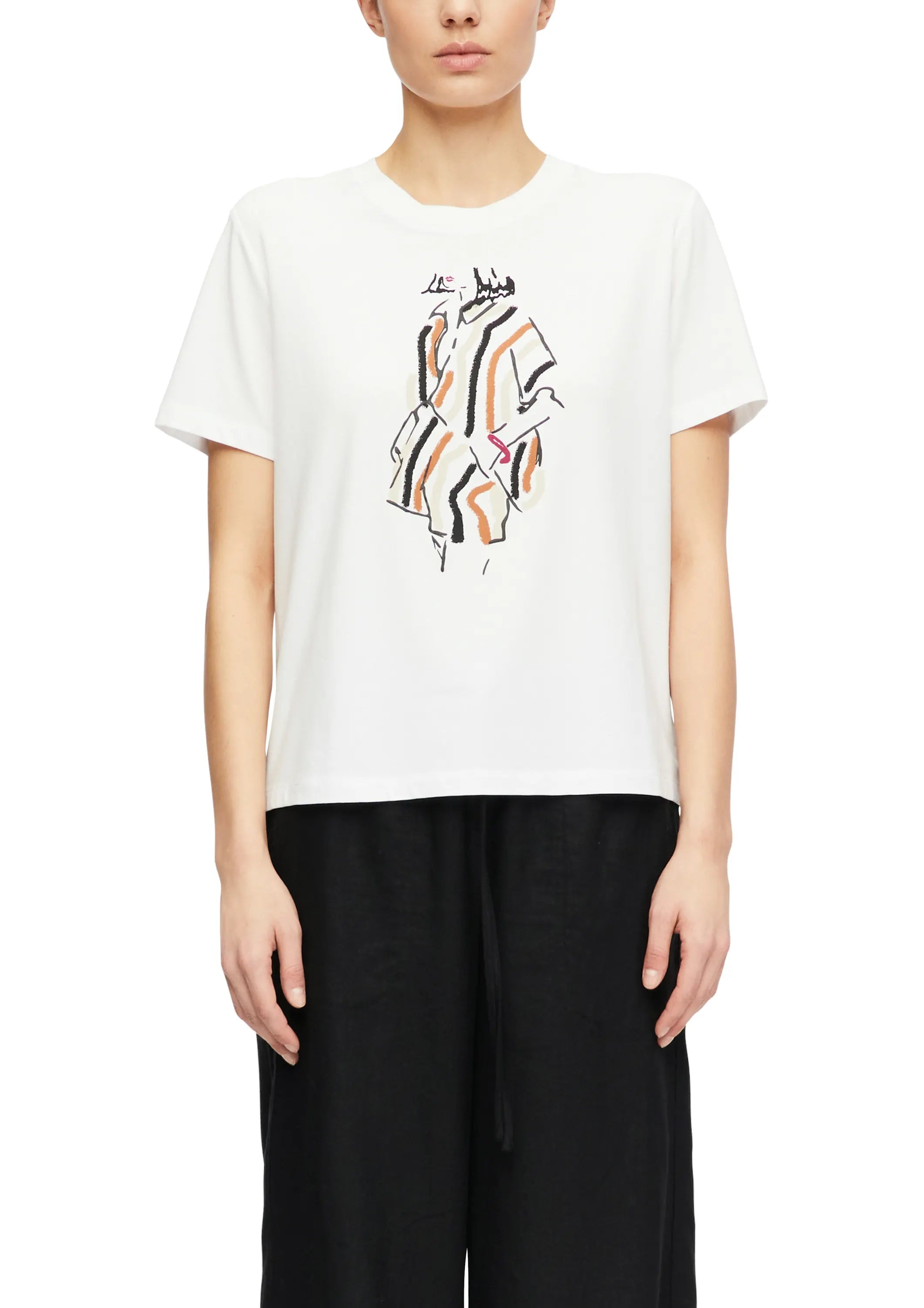 T-Shirt aus Baumwollmix