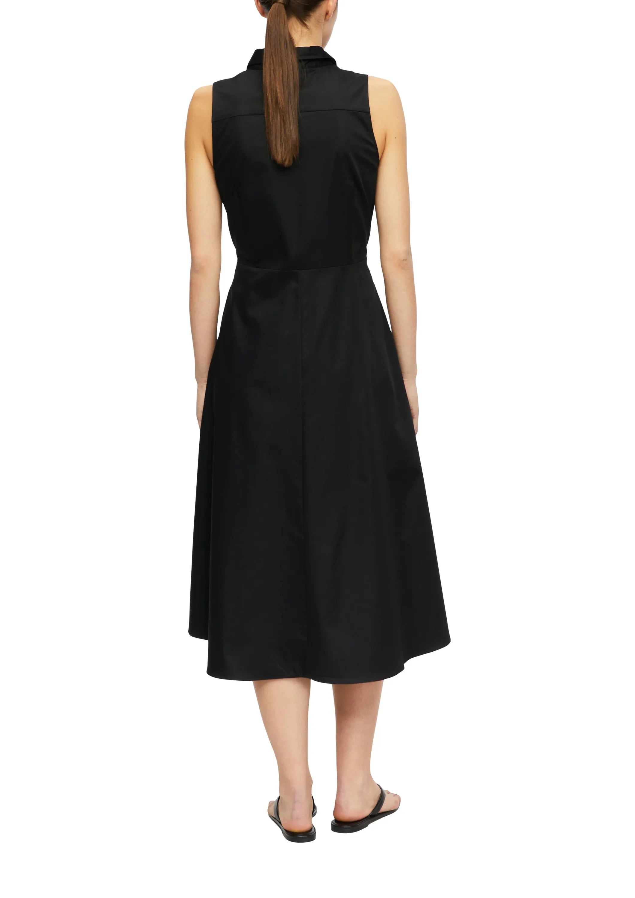 Hemdblusenkleid Midi aus Baumwollmix