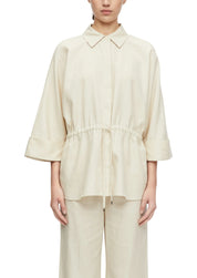 Bluse aus Leinenmix