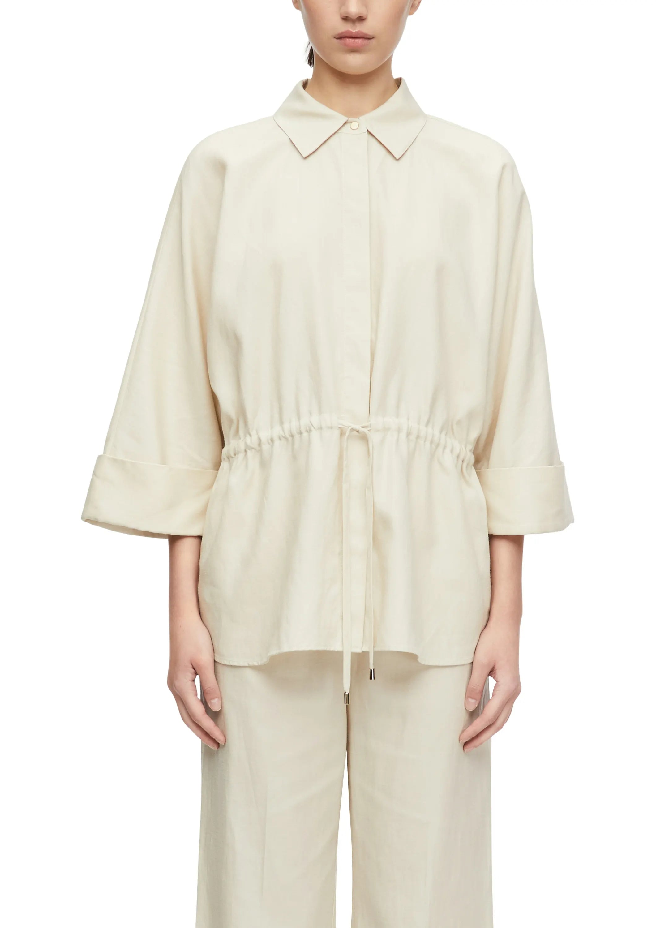 Bluse aus Leinenmix