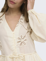 Besticktes Kleid ONLENORE