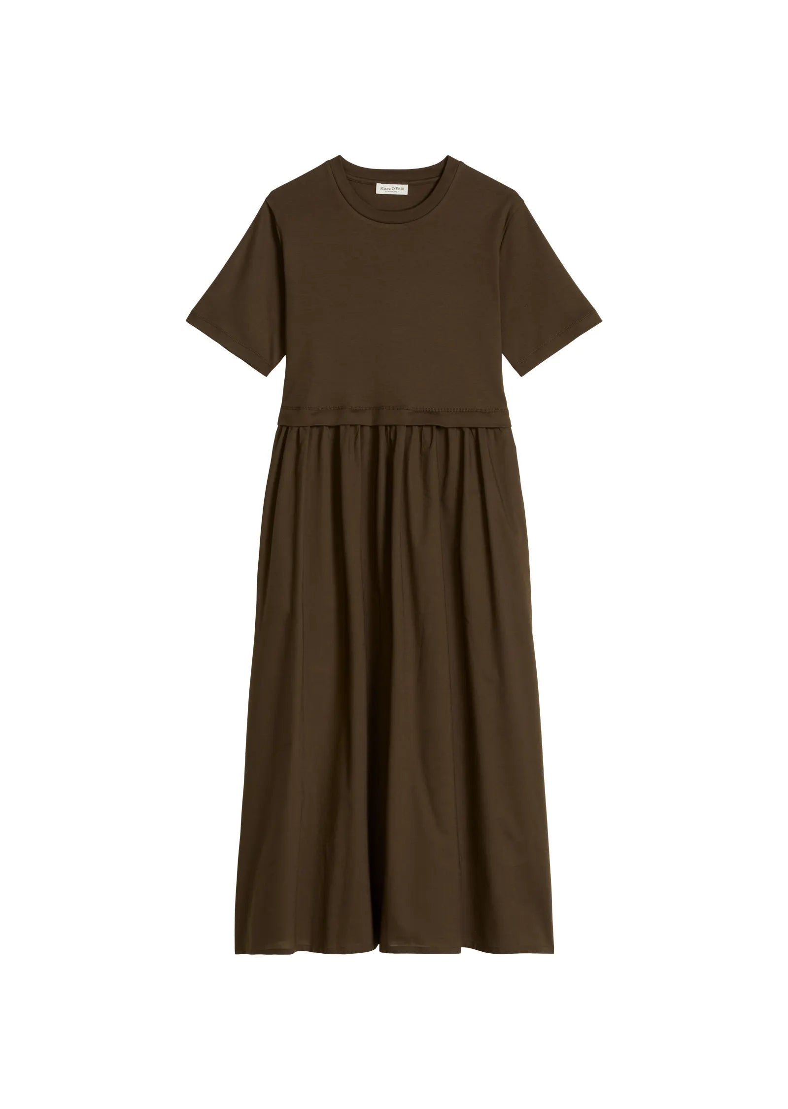 T-Shirt-Kleid Midi aus Baumwolle