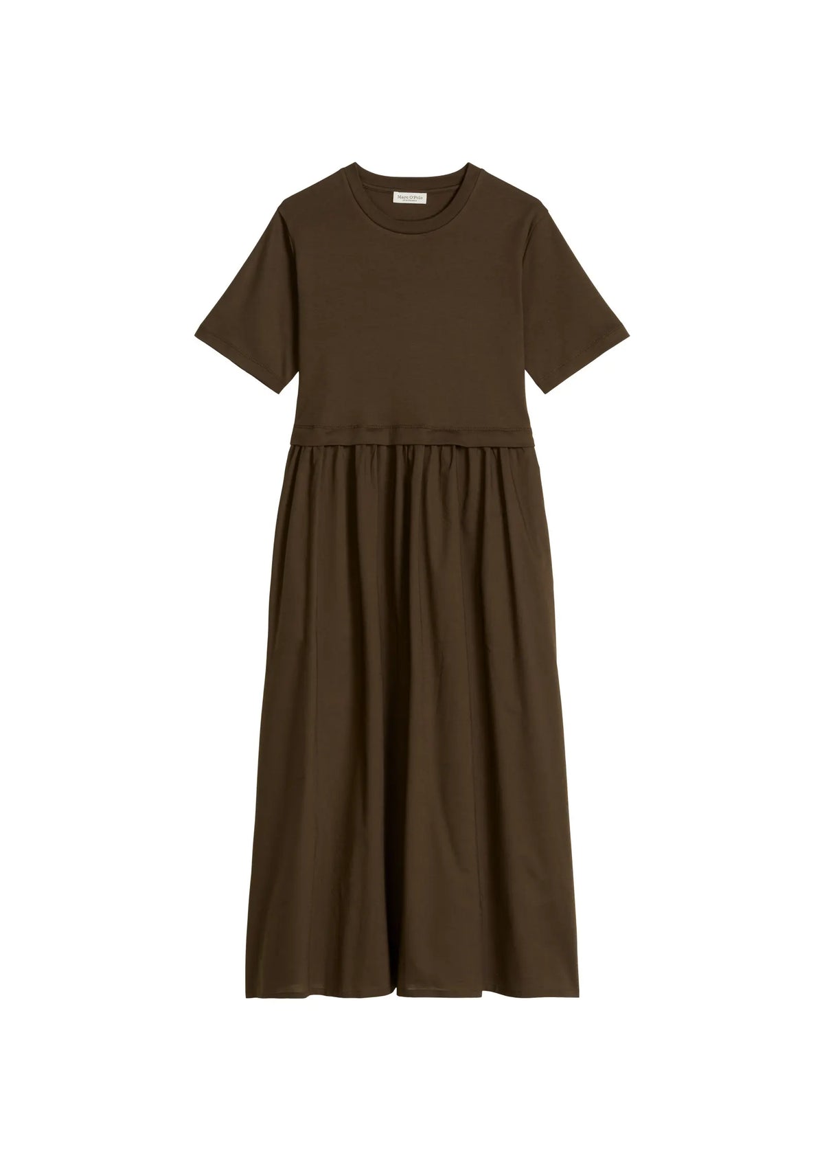 T-Shirt-Kleid Midi aus Baumwolle