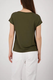 T-Shirt Regular Fit aus Viskosemix