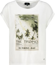 T-Shirt aus Baumwolle mit Print