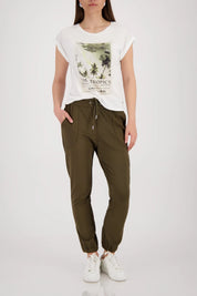 T-Shirt aus Baumwolle mit Print